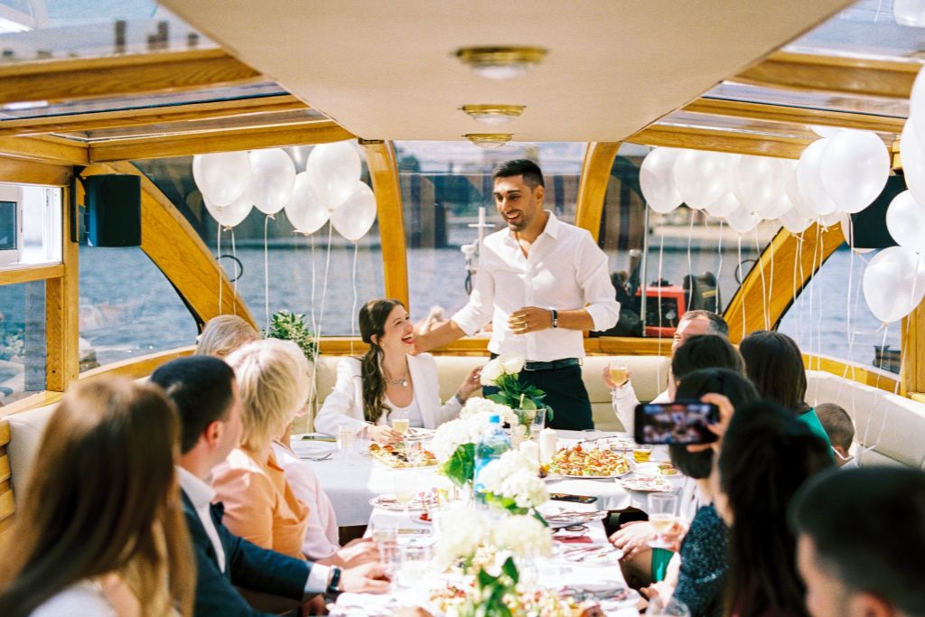 private event on a boat