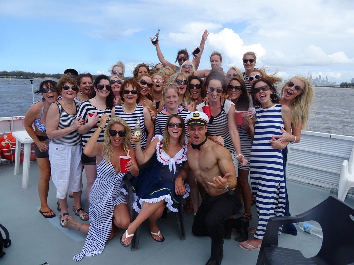 Large Party photo on boat
