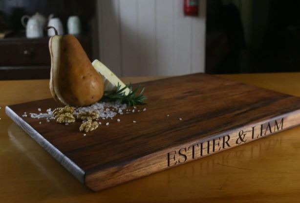 personalised custom cutting board